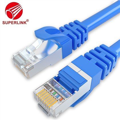 كابل الاتصالات التصحيح الحبل RJ45 درع واحد FTP CAT5E